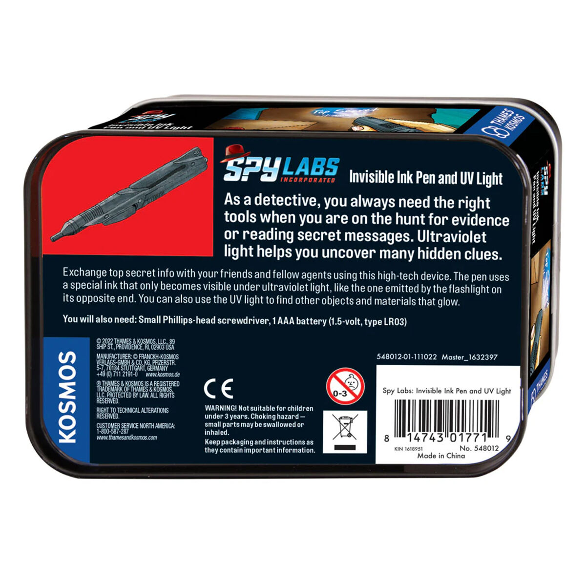 Spy Labs Invisible Ink Pen and UV Light additional image