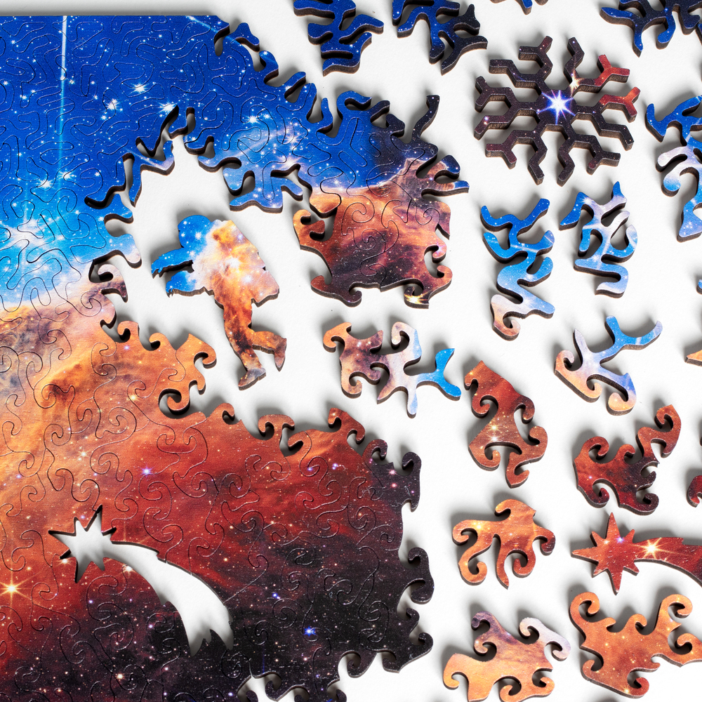 Cosmic Cliffs Wooden Puzzle additional image