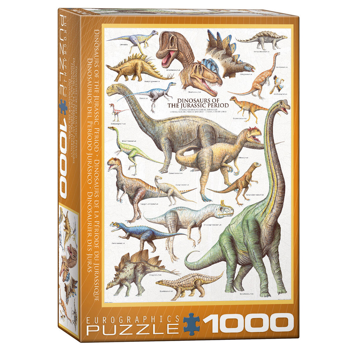Jurassic Period Dinosaurs 1000pc Jigsaw Puzzle additional image