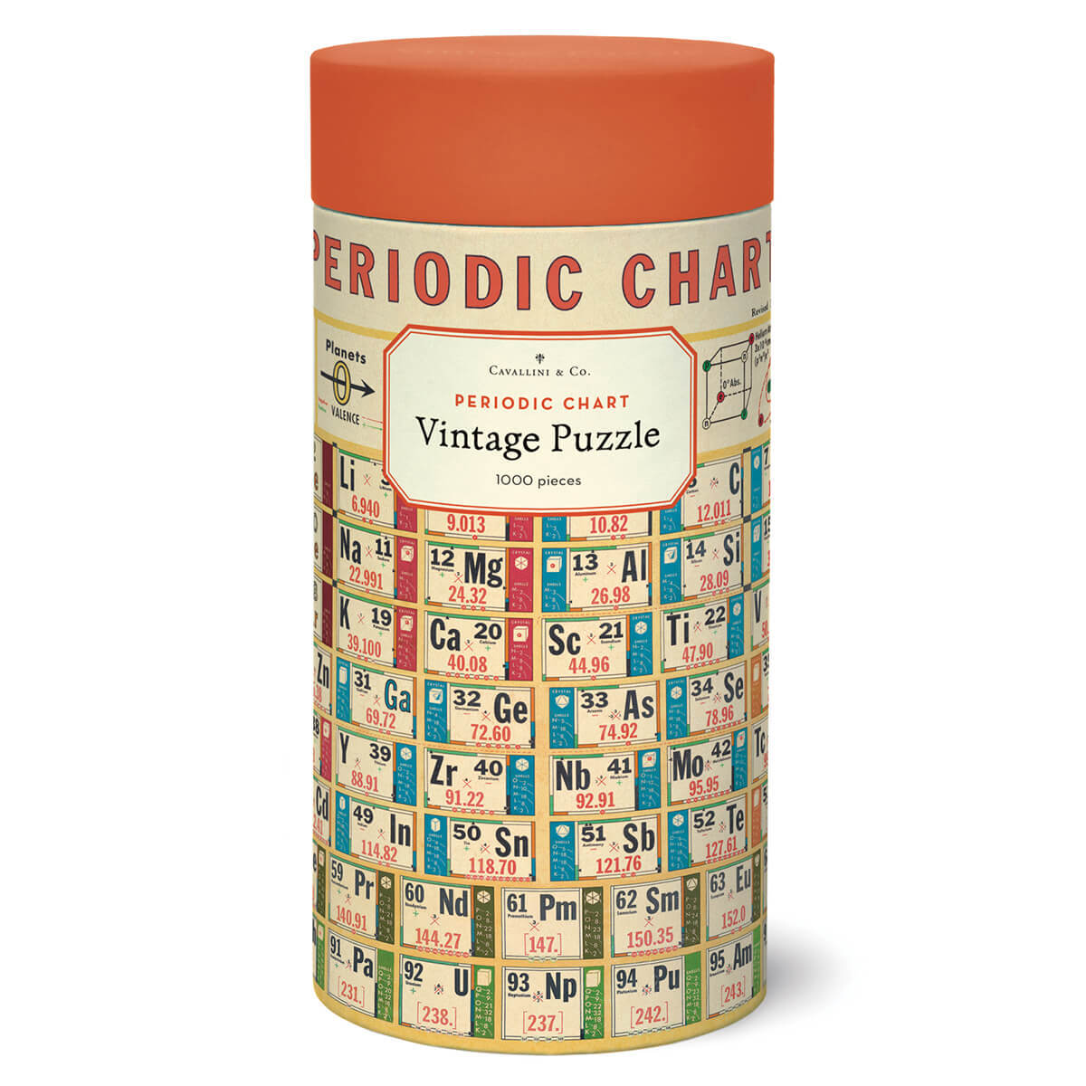 Periodic Chart Vintage 1000pc Puzzle additional image