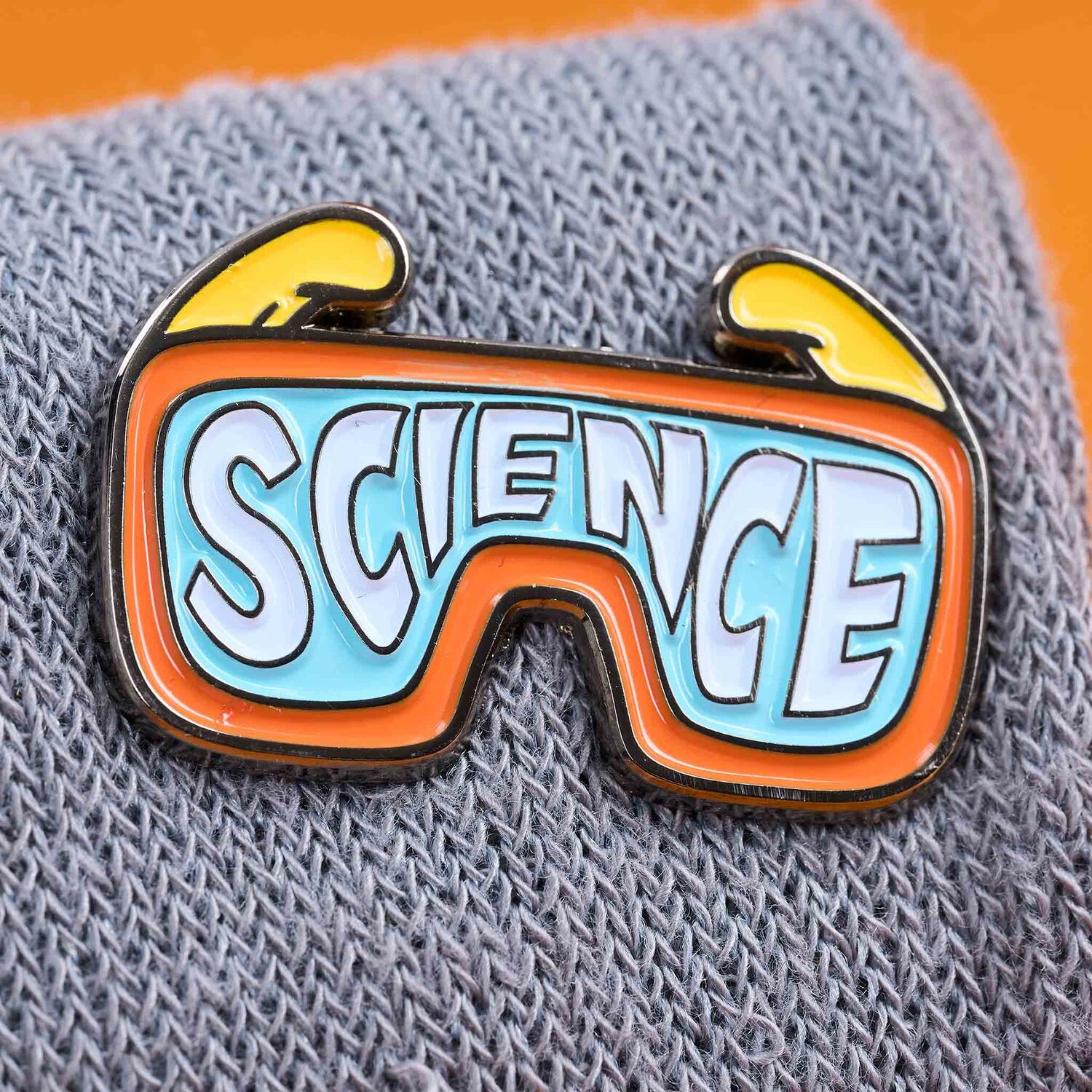 Safety Goggles Enamel Pin additional image