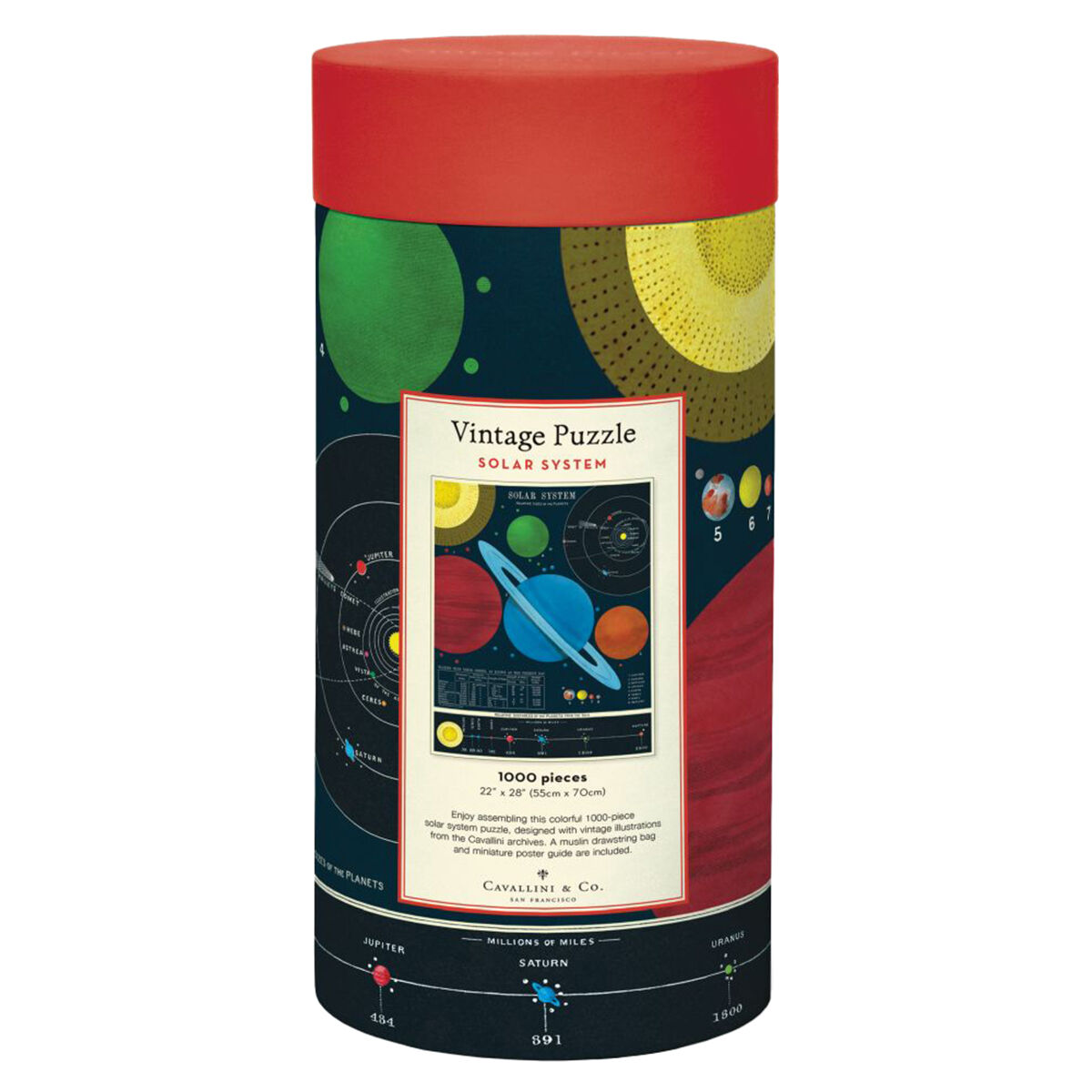 Solar System Vintage 1000pc Jigsaw Puzzle additional image