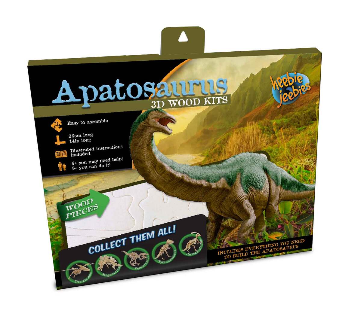 Wooden Dinosaur Small Apatosaurus additional image