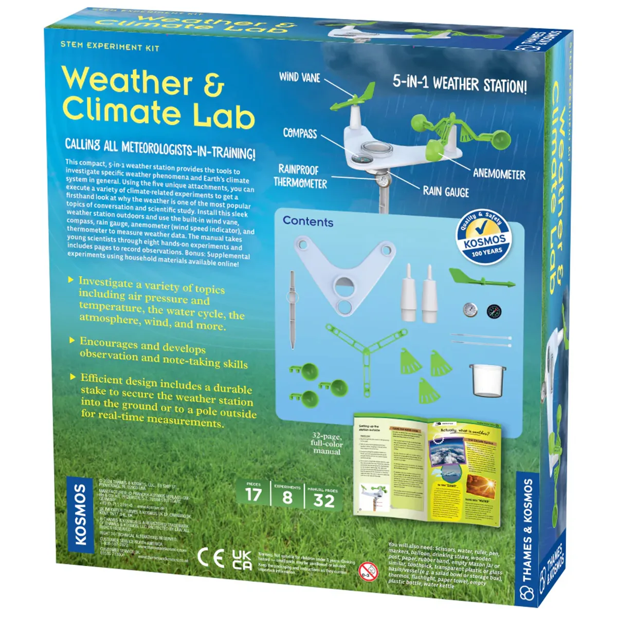 Weather and Climate Lab 5 in 1 Weather Station additional image