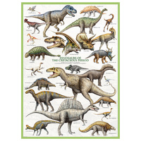 Cretaceous Period Dinosaurs 1000pc Jigsaw Puzzle additional image