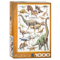 Jurassic Period Dinosaurs 1000pc Jigsaw Puzzle additional image