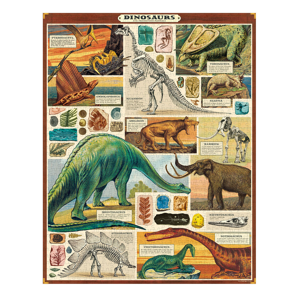 Dinosaurs Vintage 1000pc Jigsaw Puzzle additional image