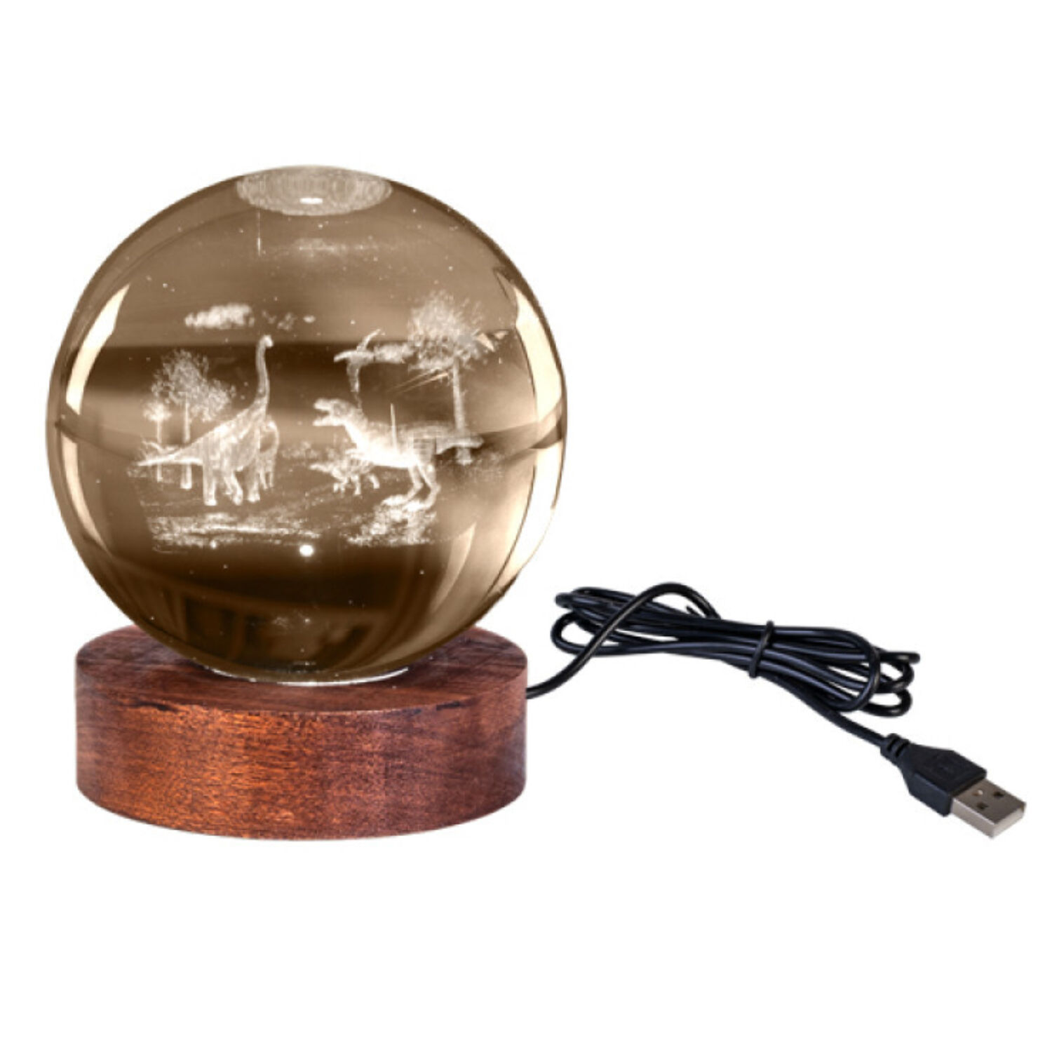 Dino Land 3D LED Crystal Lamp additional image