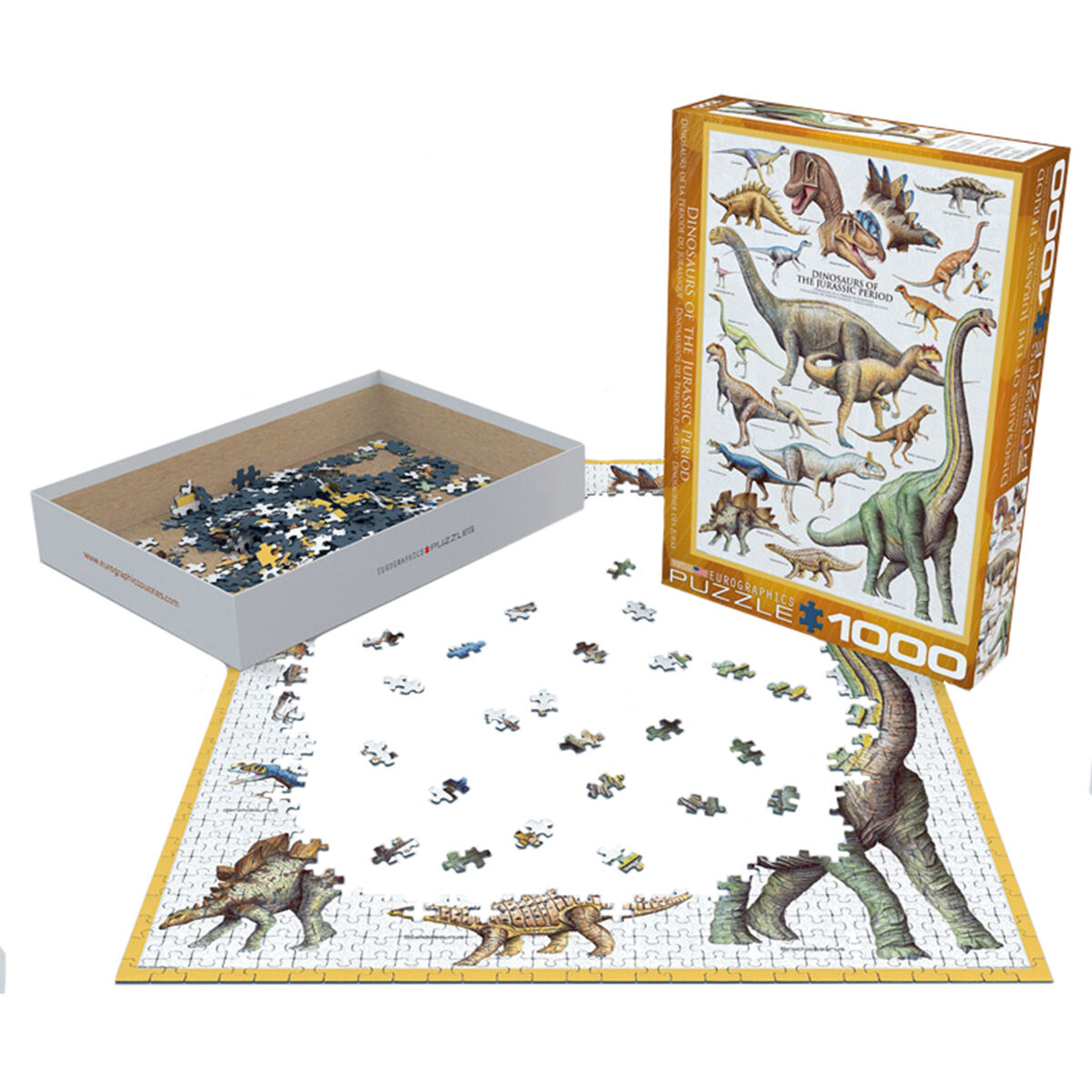 Jurassic Period Dinosaurs 1000pc Jigsaw Puzzle additional image