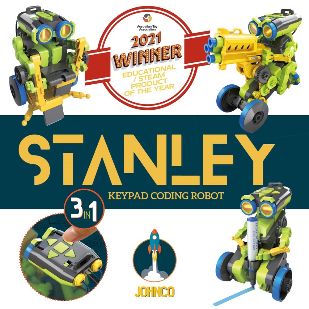JohnCo Stanley 3-In-1 Keypad Coding Robot additional image