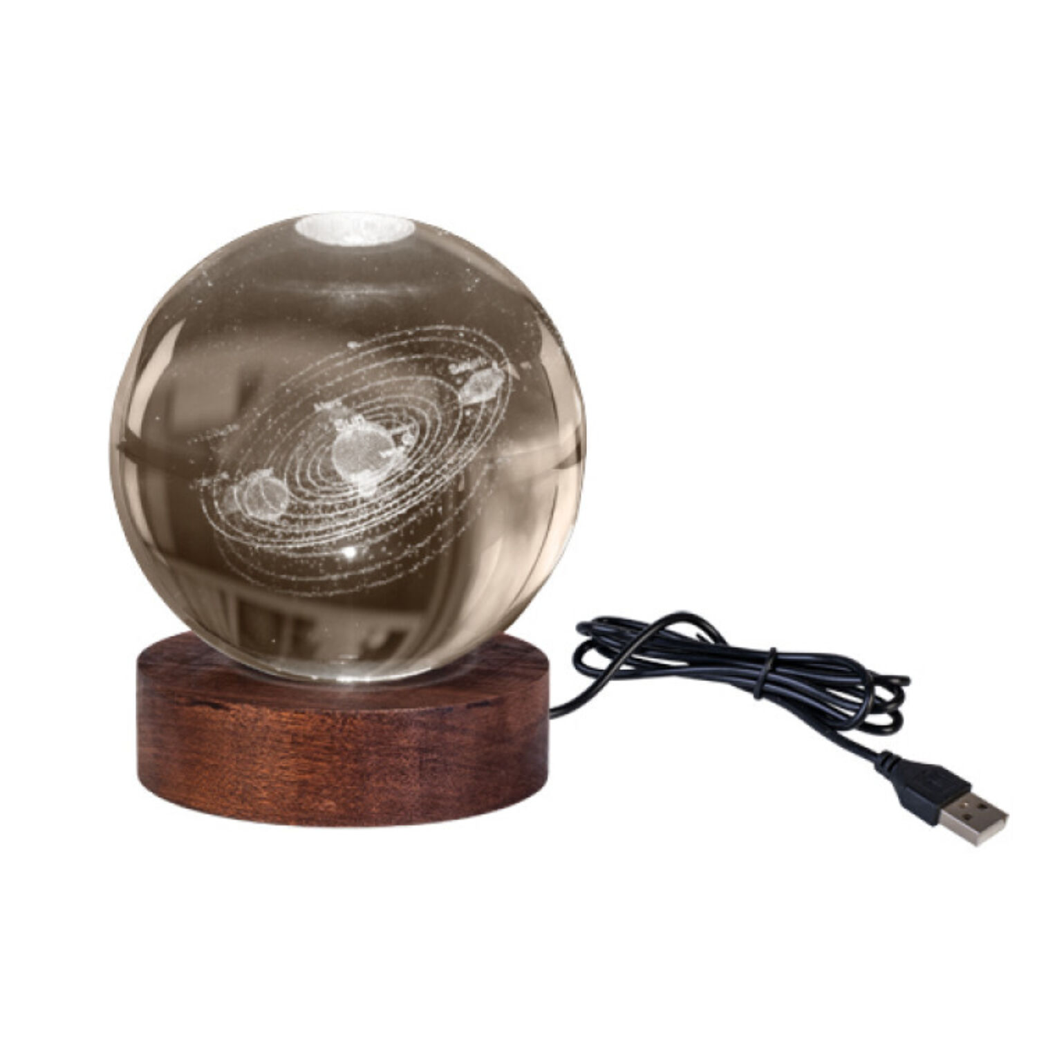 Solar System 3D LED Crystal Lamp additional image