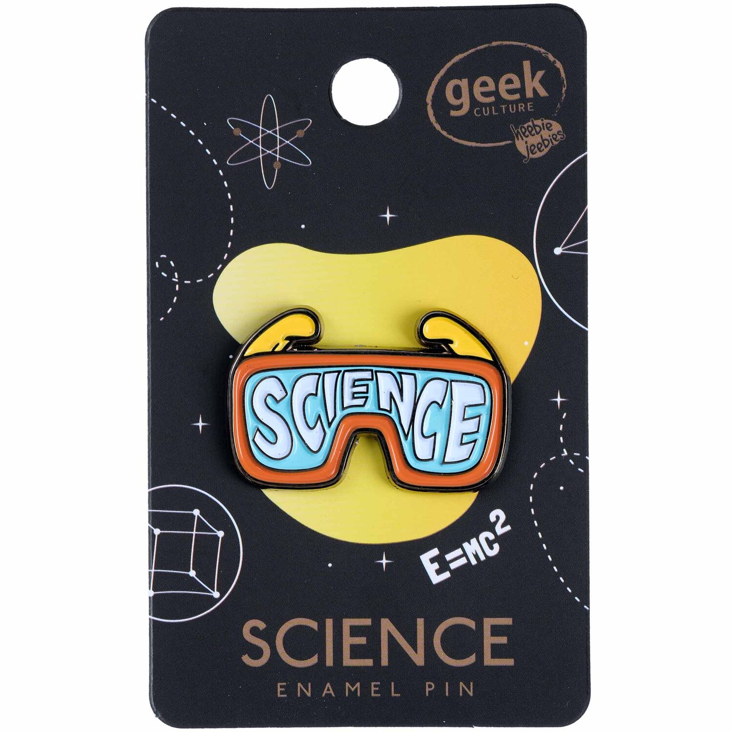 Safety Goggles Enamel Pin additional image
