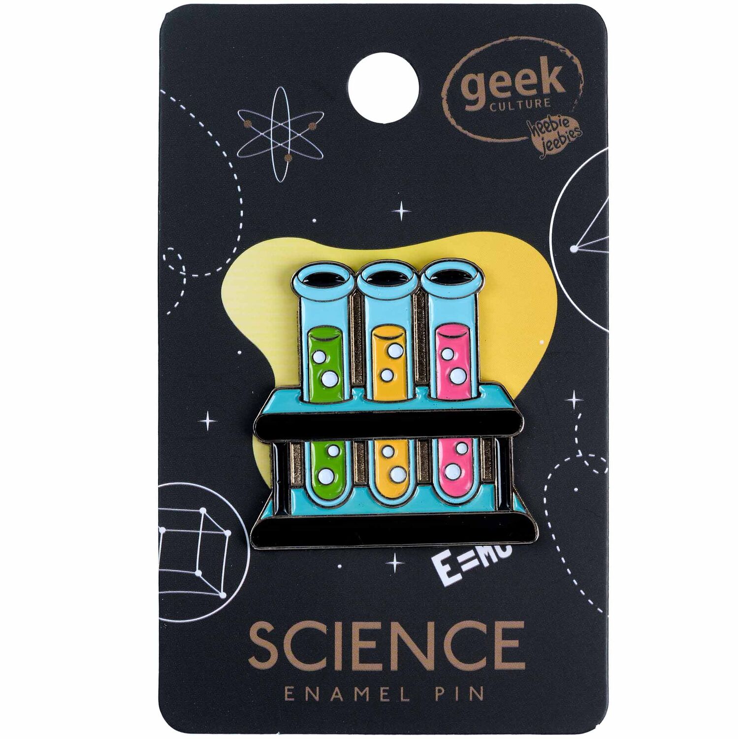 Test Tube Rack Enamel Pin additional image