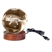 Triceratops 3D LED Crystal Lamp additional image