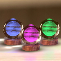 Jupiter 3D LED Crystal Lamp additional image