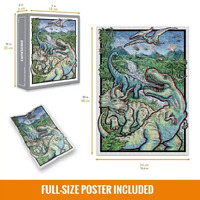 Dinosaurs 3D Poster Puzzle 500pc additional image