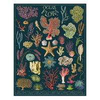 Ocean Flora Vintage 1000pc Jigsaw Puzzle additional image