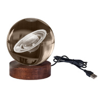 Saturn 3D LED Crystal Lamp additional image