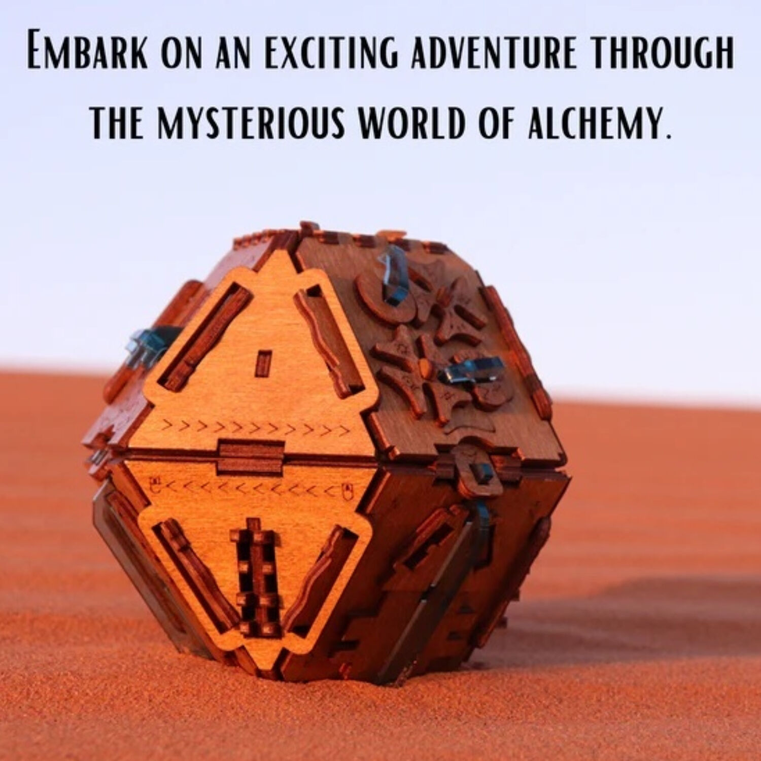 Philosopher's Stone Box with Metal Puzzle Box additional image