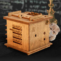 Schrodinger's Cat Cluebox Escape Room in a Box Wooden Puzzle additional image
