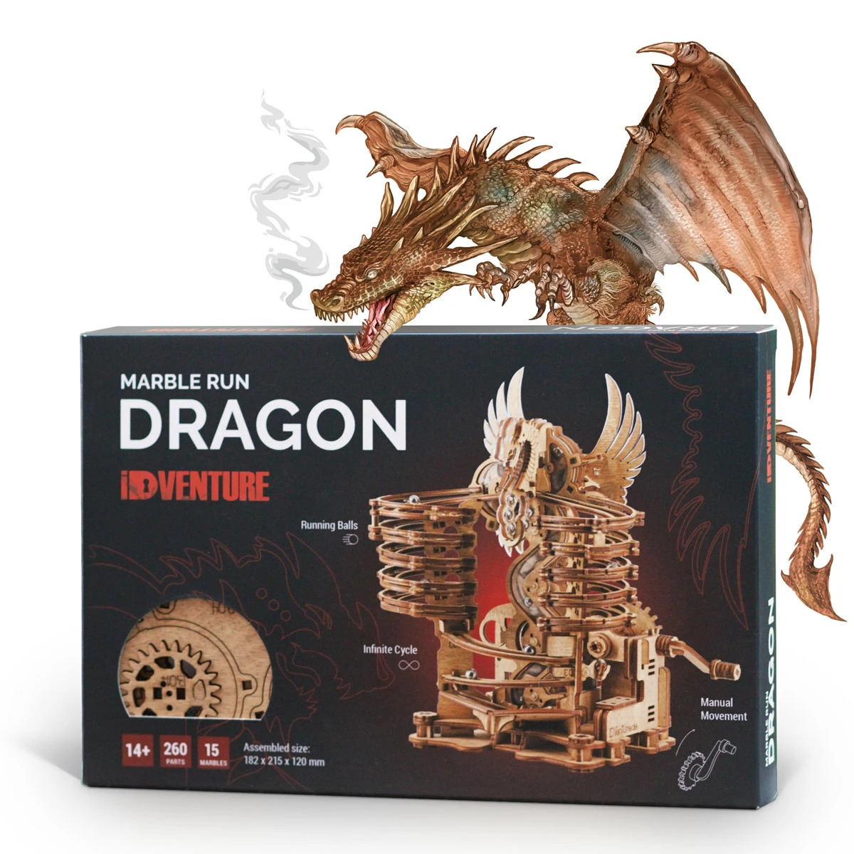 DIY Marble Run Dragon Wooden Kit additional image