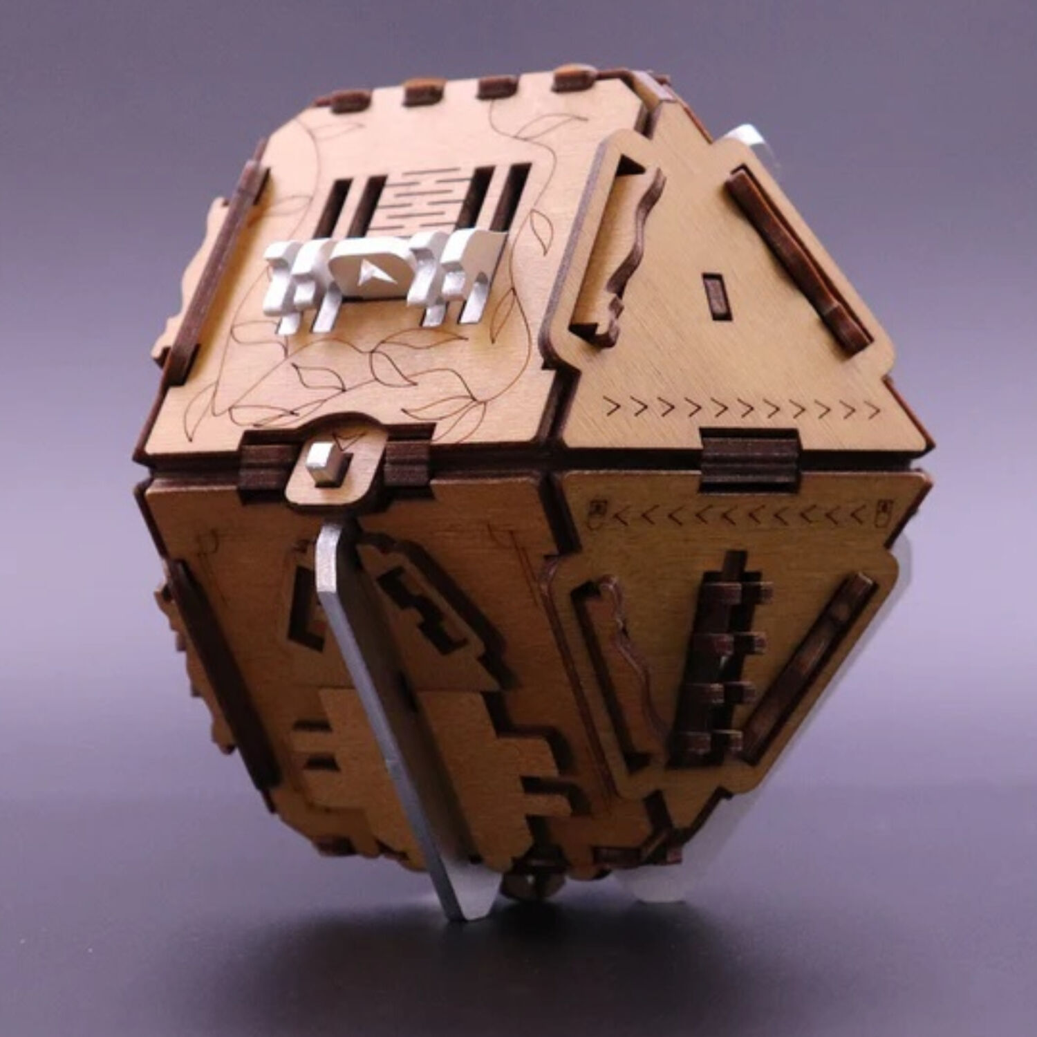 Philosopher's Stone Box with Metal Puzzle Box additional image