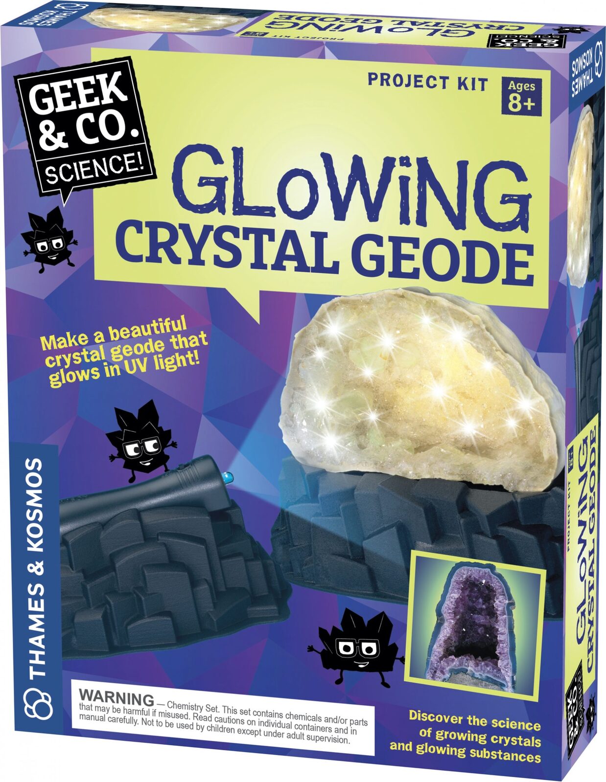 Glowing Crystal Geode Make your own Geode More 2 Science