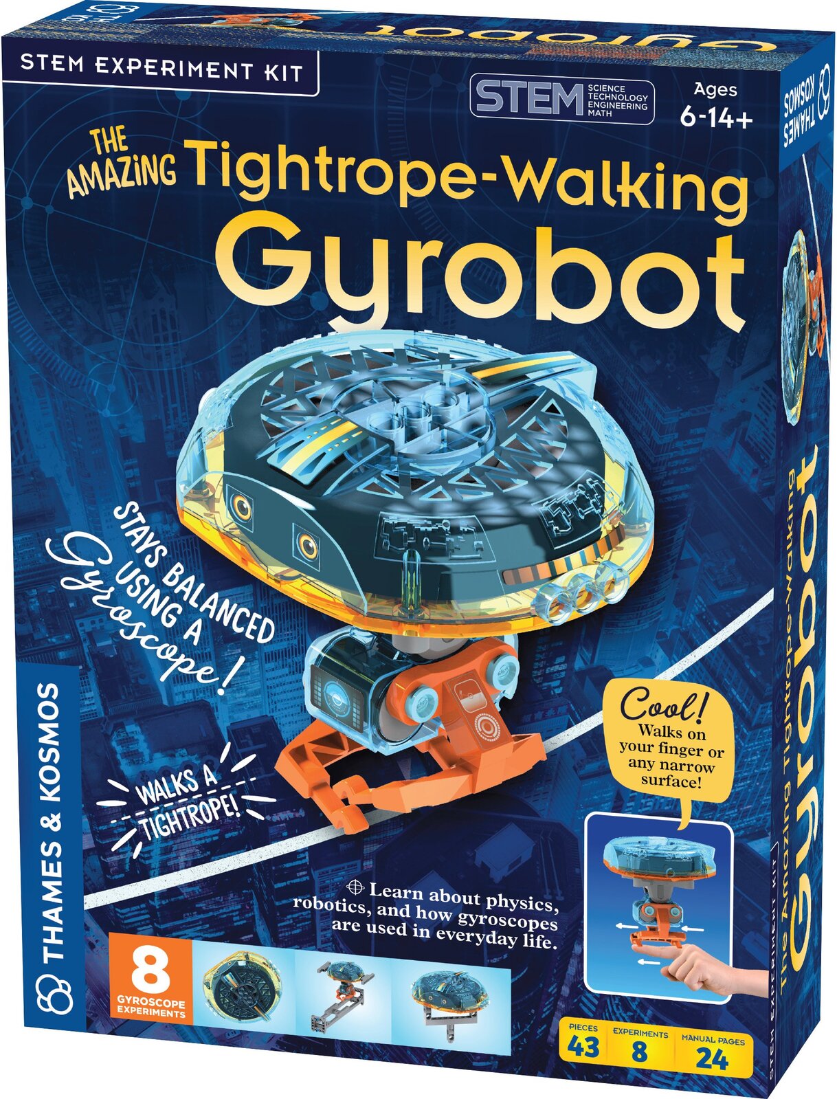Amazing Tightrope Walking Gyrobot image