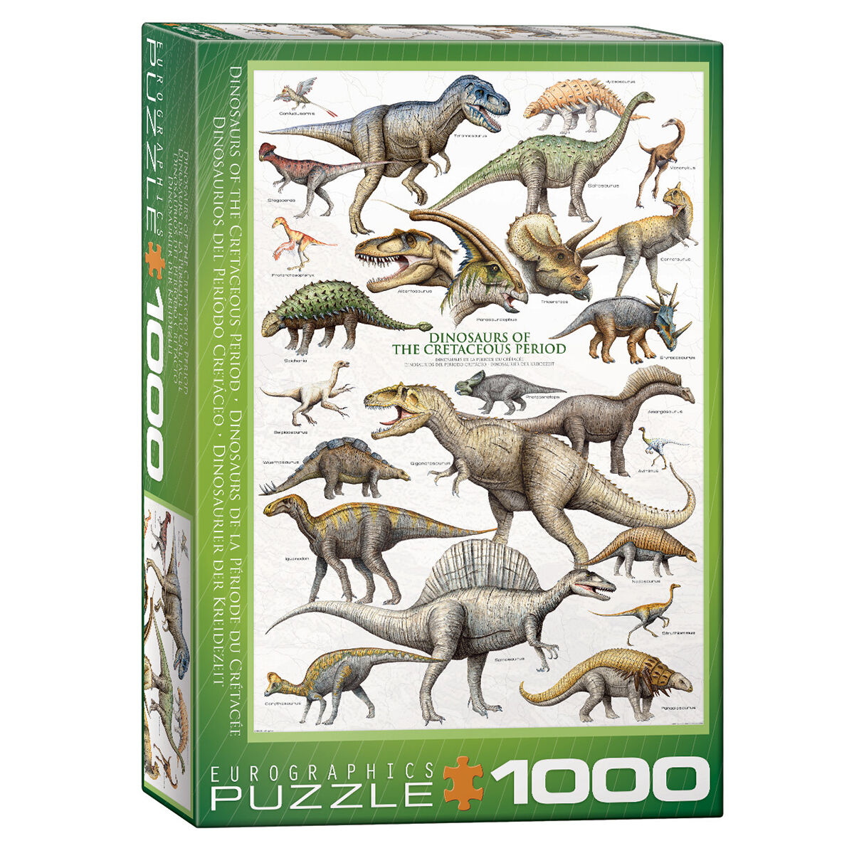 EuroGraphics Puzzle 1000 Pezzi – Dinosauri Del Periodo Giurassico – Jigsaw Per Adulti E Bambini, Fauna Preistorica - 3
