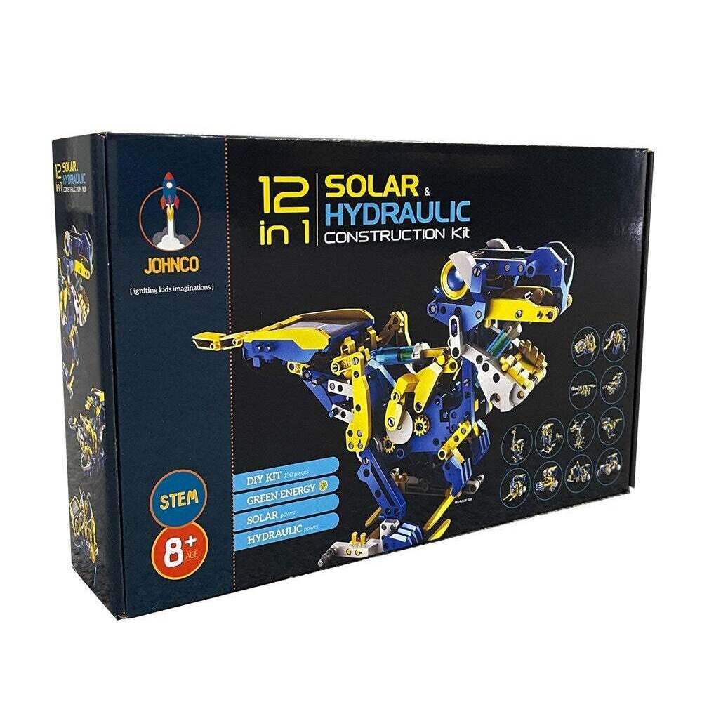JohnCo 12 in 1 Solar And Hydraulic Construction Kit image