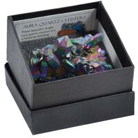 Large Boxed Aura Quartz Cluster