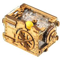 A-maze-ing Safe Wooden Puzzle Box Product main image