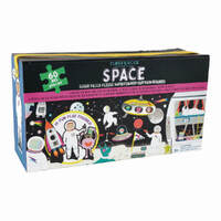 Floss and Rock 60pc Space Floor Puzzle with Play Pieces Product main image