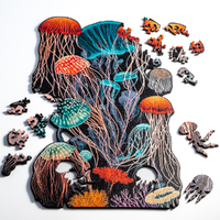 Jellyfish Dreams Wooden Puzzle Product main image