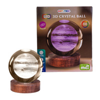 Jupiter 3D LED Crystal Lamp Product main image