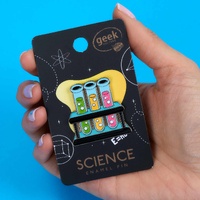 Test Tube Rack Enamel Pin Product main image